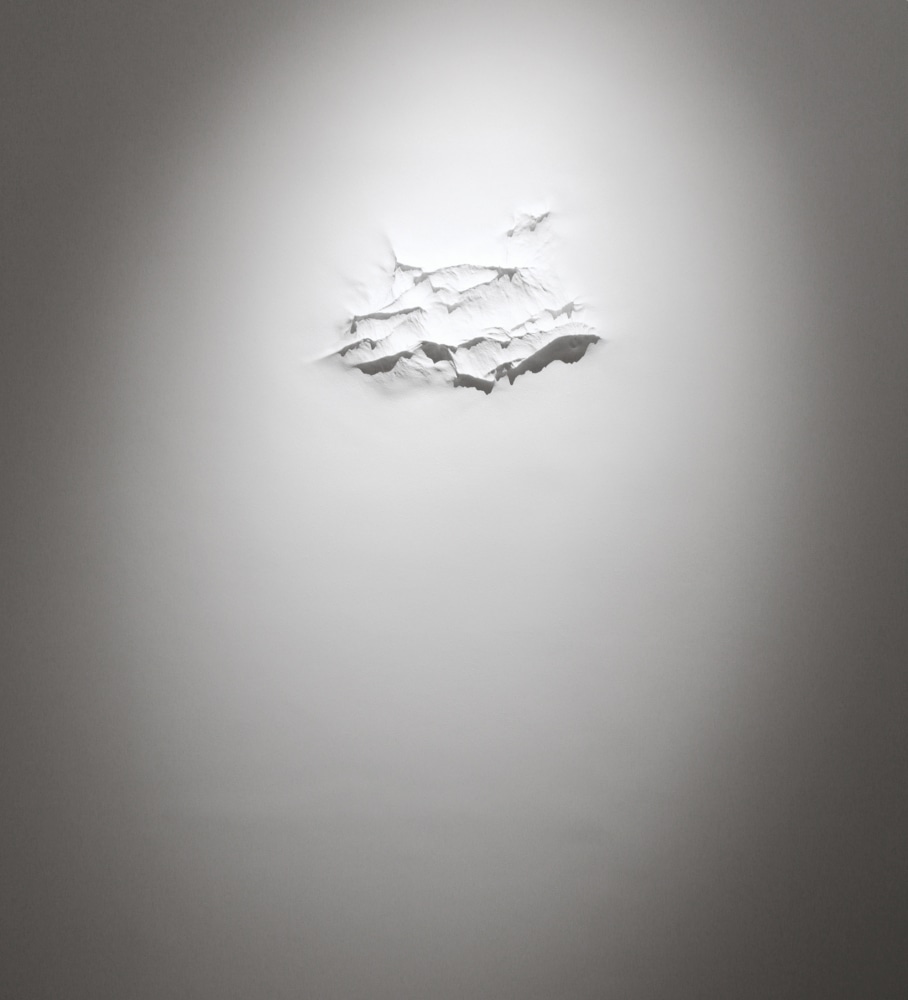 Cloud on the ground, 2015-16
Fiberglass and acrylic
26 1/2” x 32” x 3”
