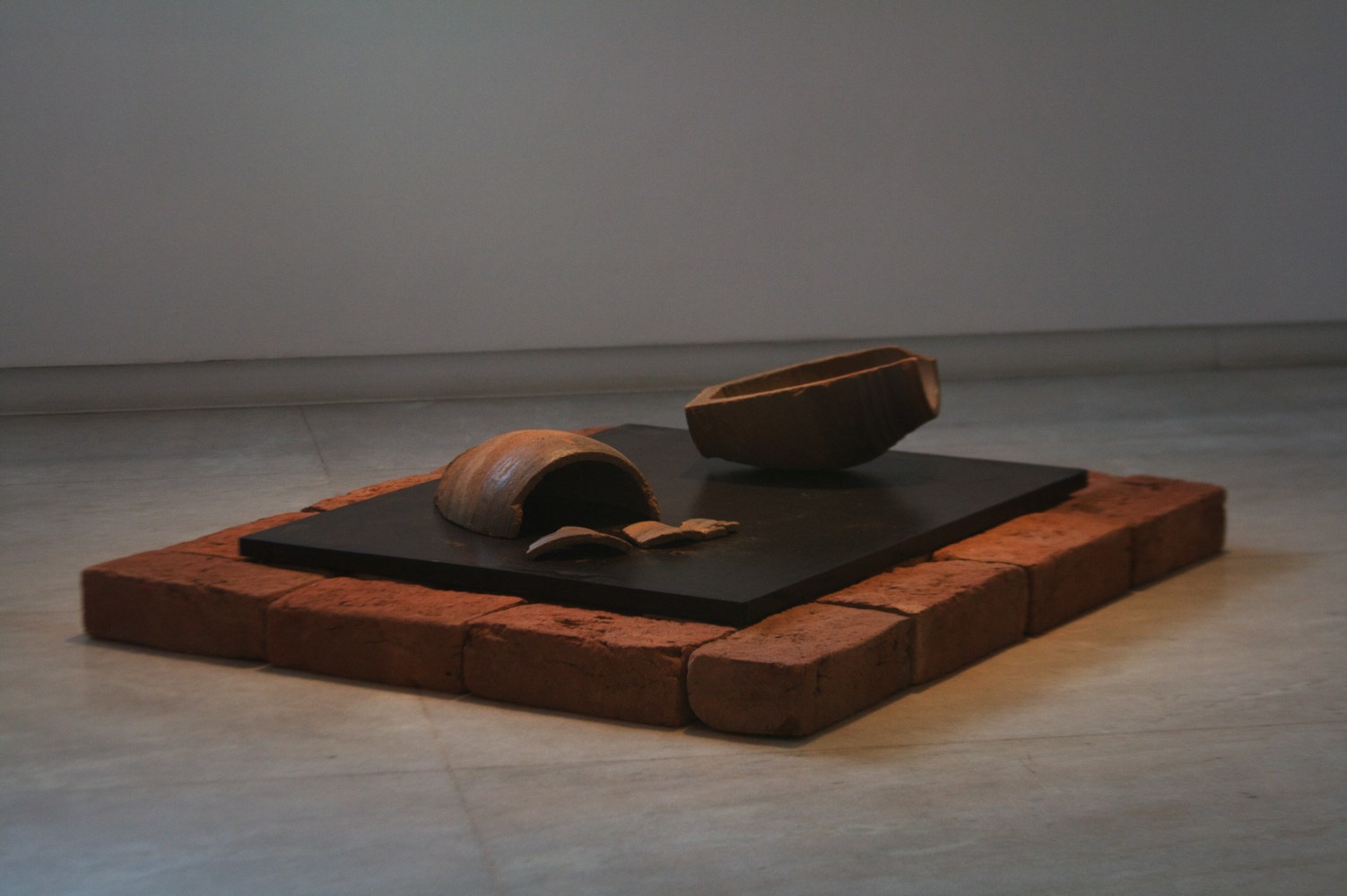 Unearthed, 1993
Bricks, Wood and Terracotta
35 1/2” x 31”