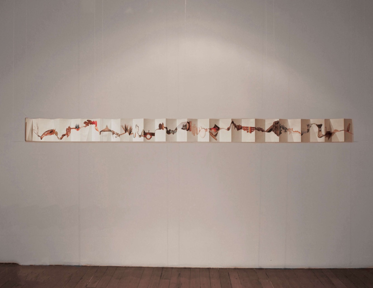 Muhanned Cader
Untitled, 2013
Collage book
6" x 72"