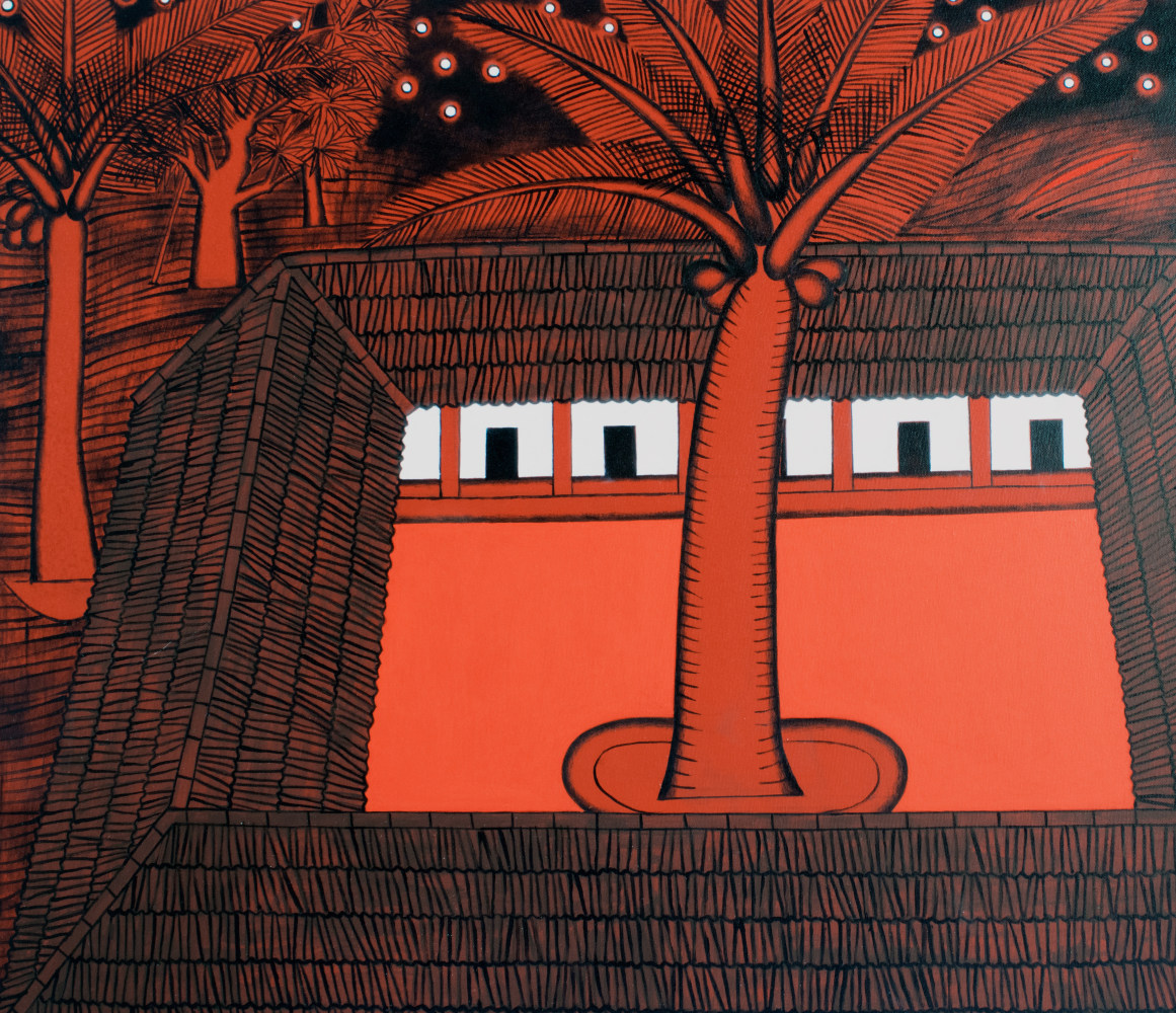 The school at night, 2024 (Detail)