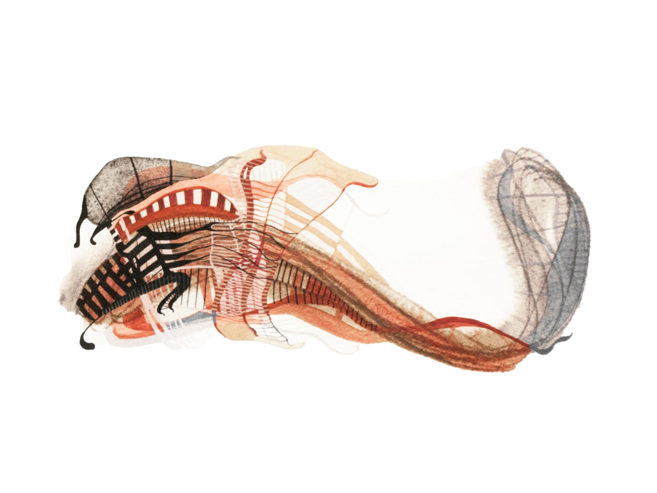 Sheila Makhijani
See you soon, 1999
Gouache on paper
7" x 9"