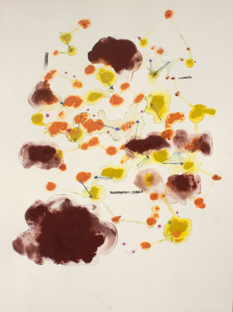 Pandemic, 2020
Watercolor on paper
16.75” x 12.75”
TG 4628