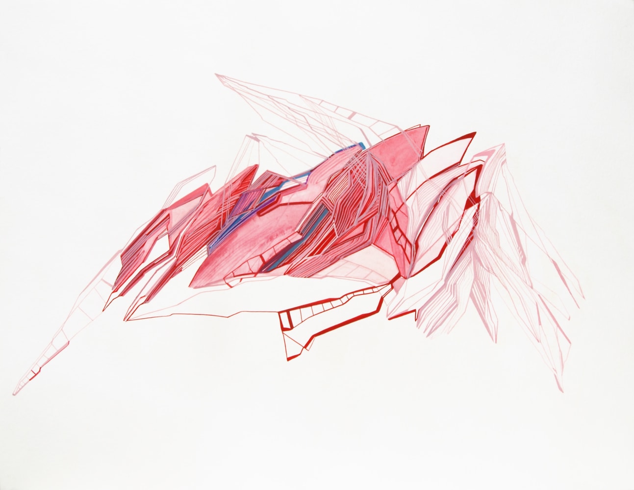 Stop Fidgeting, 2010
Gouache on paper
10 1/2" x 13 3/4"