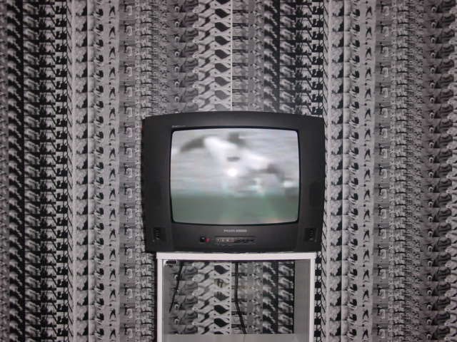 Mariam Ghani
Universal Games, 2000
Video installation, time 2 mins, 20 secondss