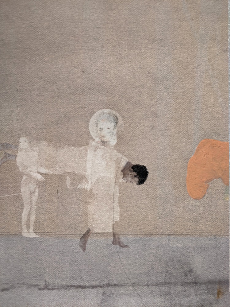 Boy to have an elephant's head (Detail)