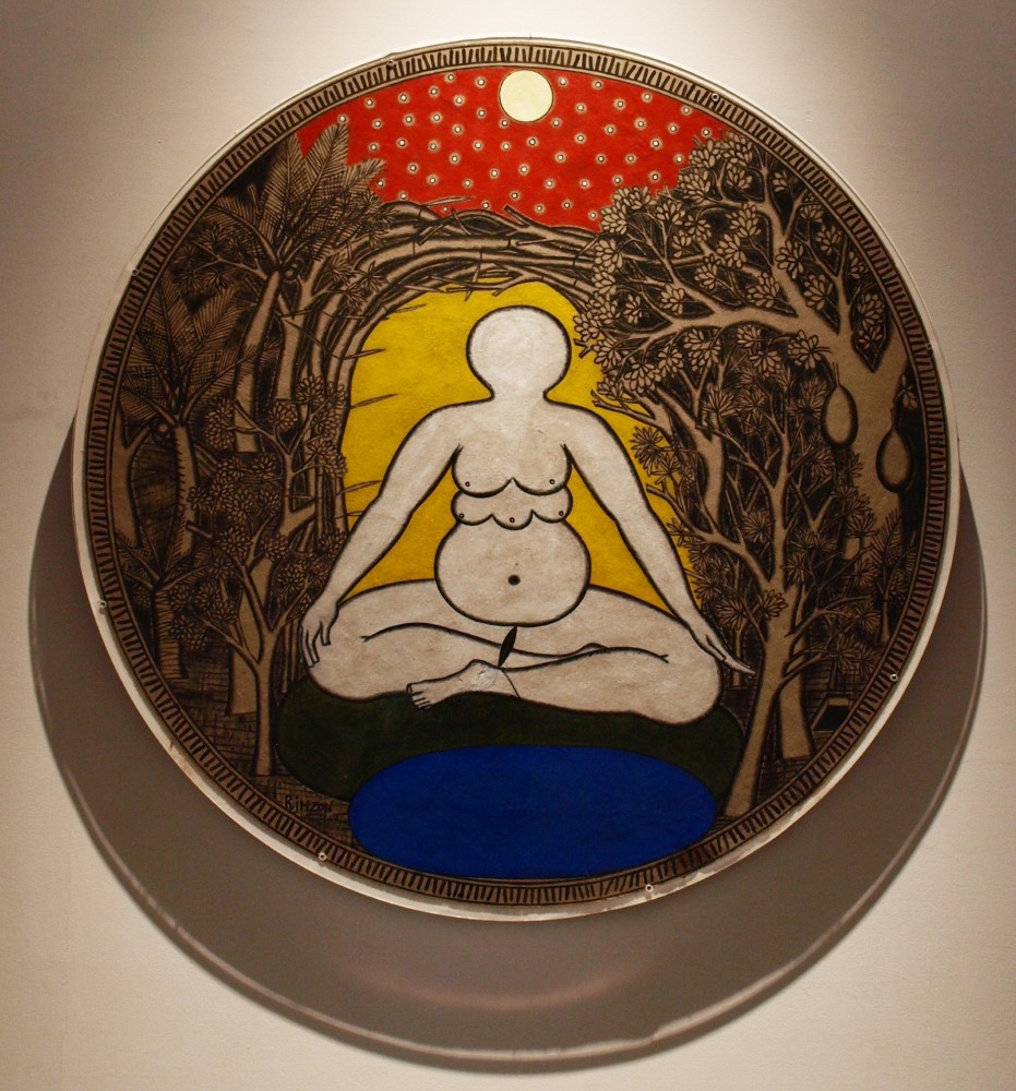 In Saving the Earth, 2017
Acrylic on Paper
39&amp;quot;&amp;nbsp;diameter
TG 4153