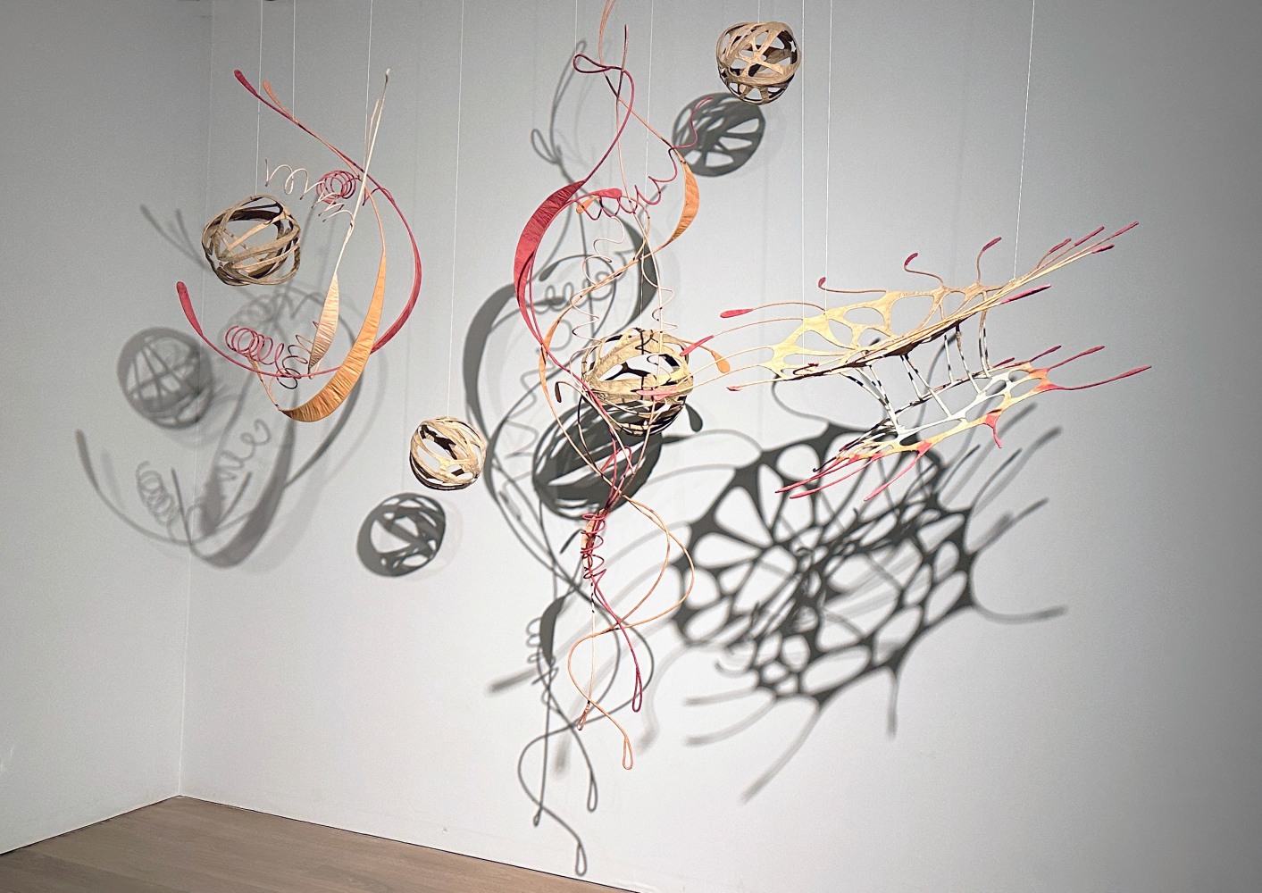 In another time&amp;nbsp;| 2020
Stainless steel, muslin, tamarind powder paste and natural dyes
108&amp;quot; x 101&amp;quot; x 57&amp;quot;