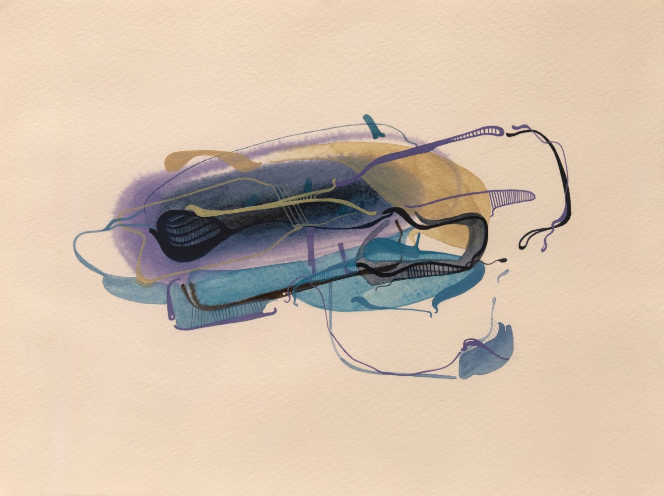 HEAR ME OUT | 1999
Gouache on paper
Framed: 14.25” x 16.5” | Unframed: 7” x 9”
TG 1070