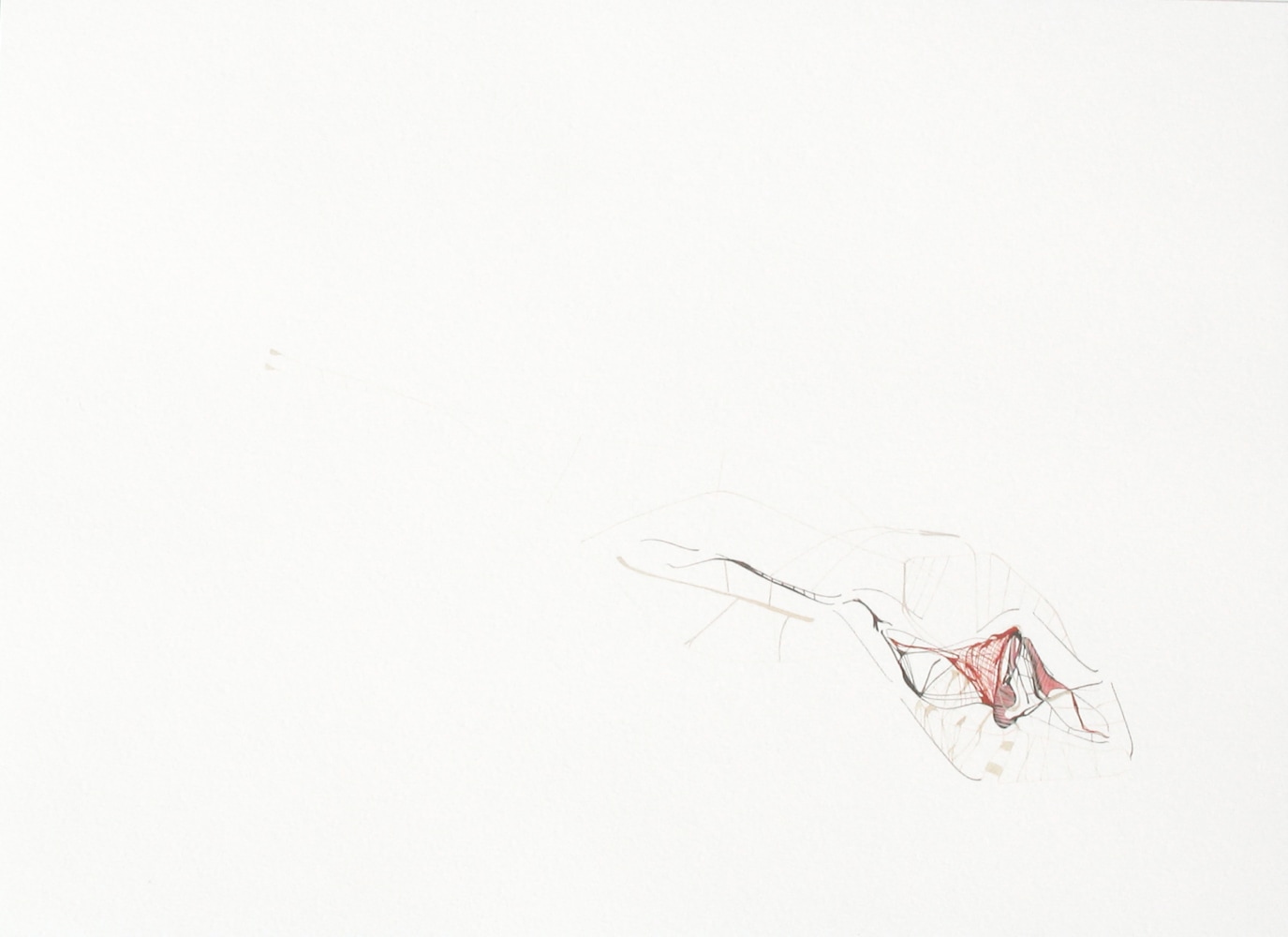 Wait Not so Fast!  2001
Gouache on paper
9 1/2″ x 12″