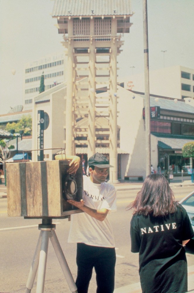 Al-An deSouza and Yong Soon Min
Alter Idem/Performing Personae: Little Tokyo, 1994/2024
Performance documentation, digital inkjet print
16" x 12"