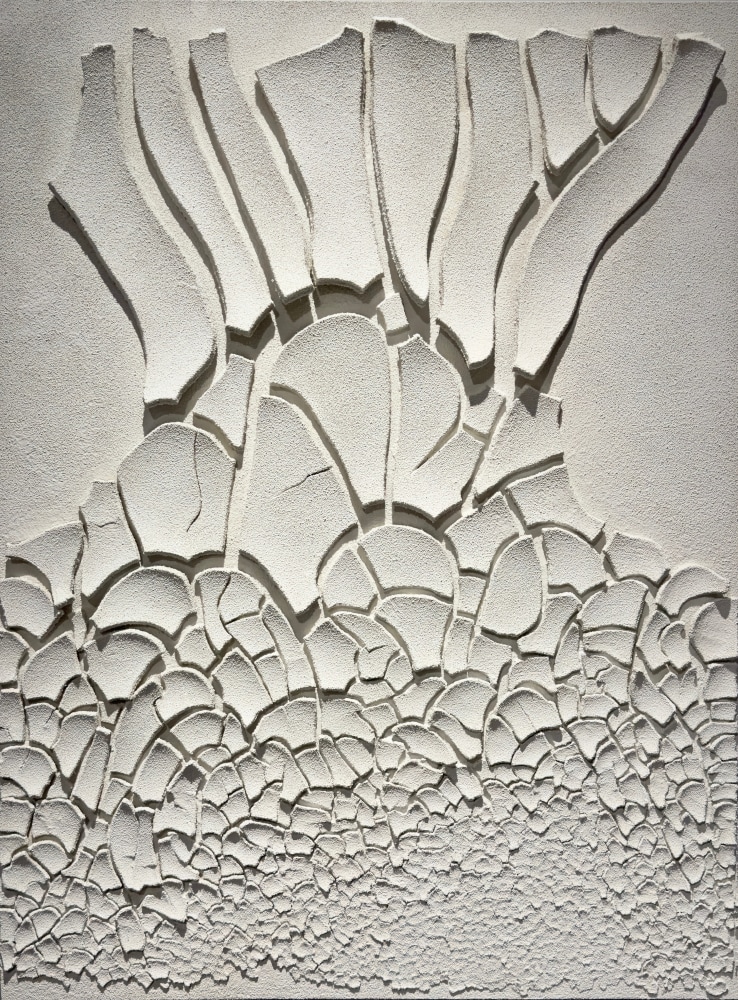 Cracked Up | 2023-24
Earth, acrylic on wood panel
41″ x 31″ x 4″
TG 5020