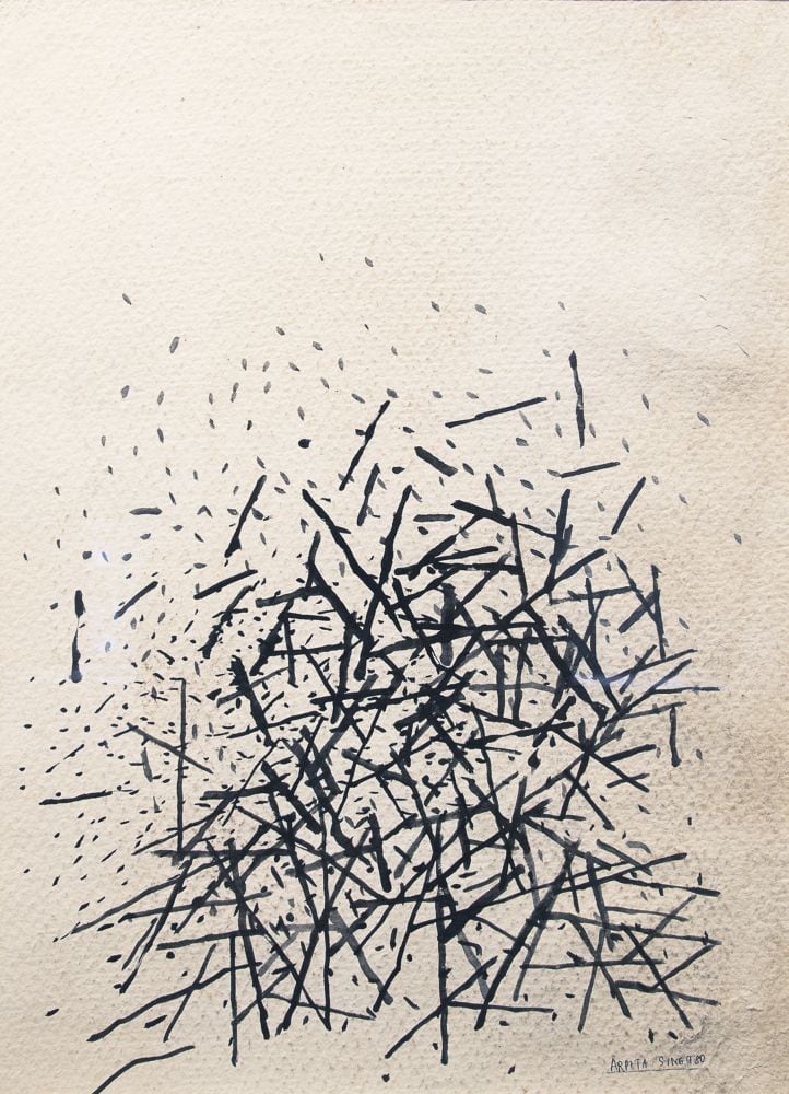 Untitled,&amp;nbsp;1980
Poster paint on paper
22.25&amp;rdquo; x 17&amp;rdquo;
TG 3903