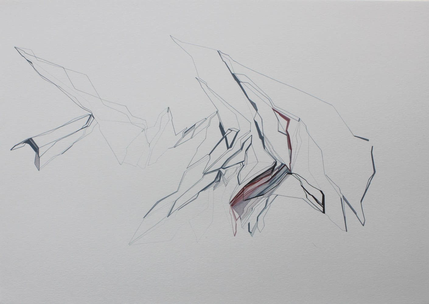 This one has no choice, 2011
Gouache on paper
11 1/2" x 16 1/2"