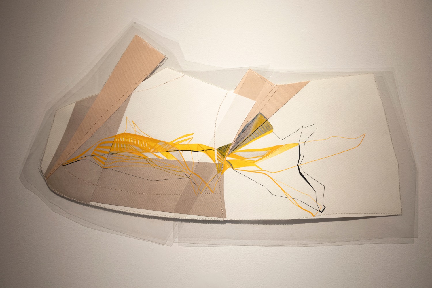Start Getting Used to it! | 2009
Gouache, cotton thead on paper, plastic sheets
14.5” x 27”
TG 2127