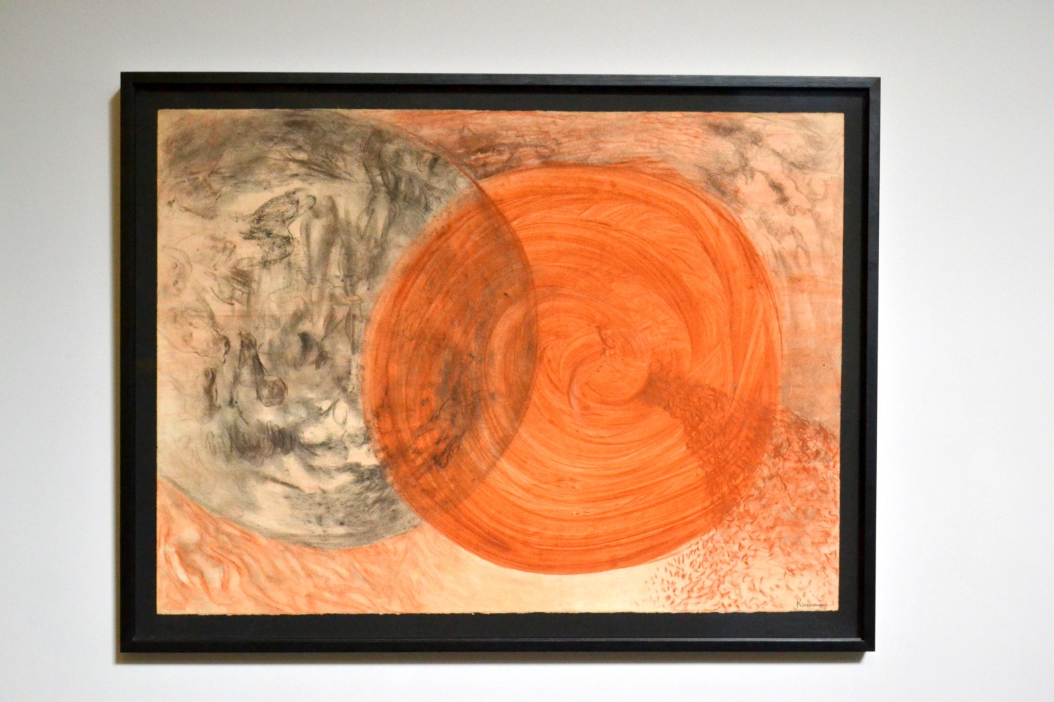 Eclipse, 1993
Earth pigment and graphite on paper
32 3/4" x 25”  