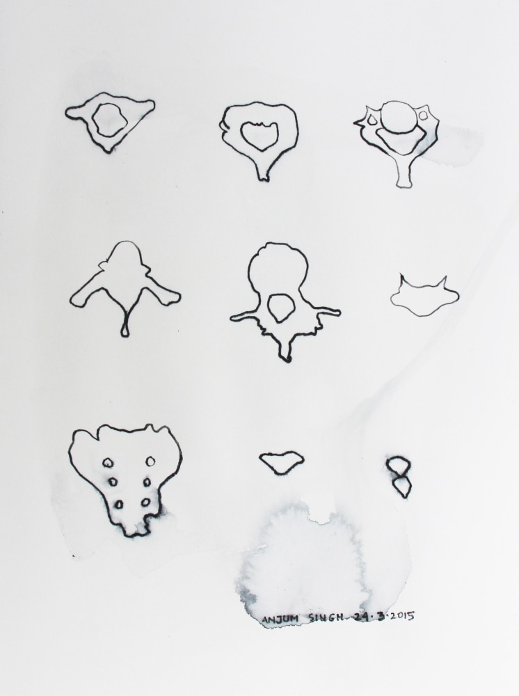 My Body, 2015
Watercolor pencil on paper
12.13" x 9"