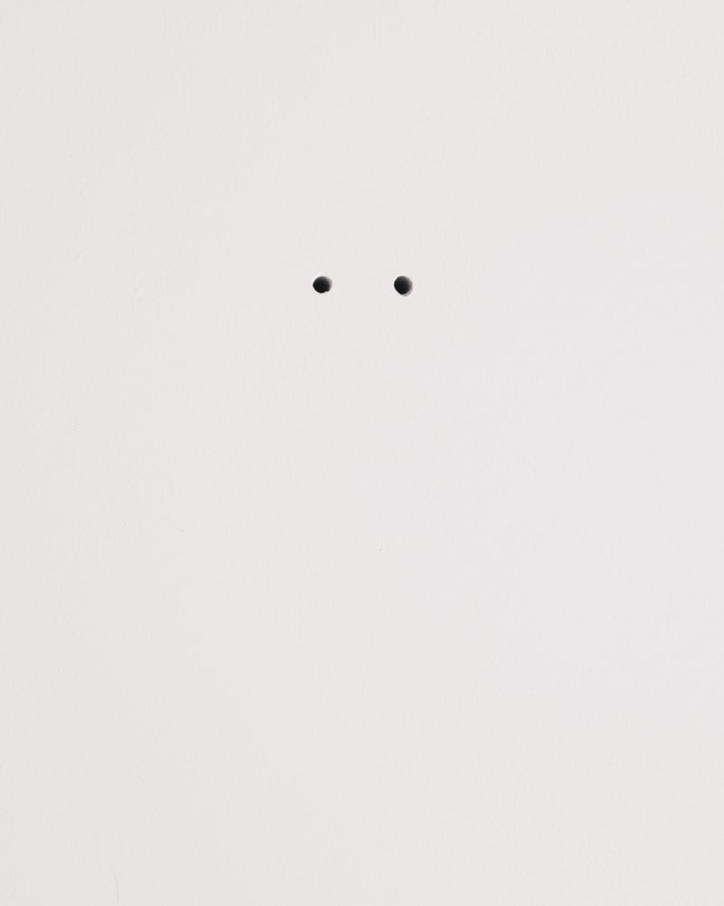 Breath, 2007
Two Holes in Wall
64" x .63"