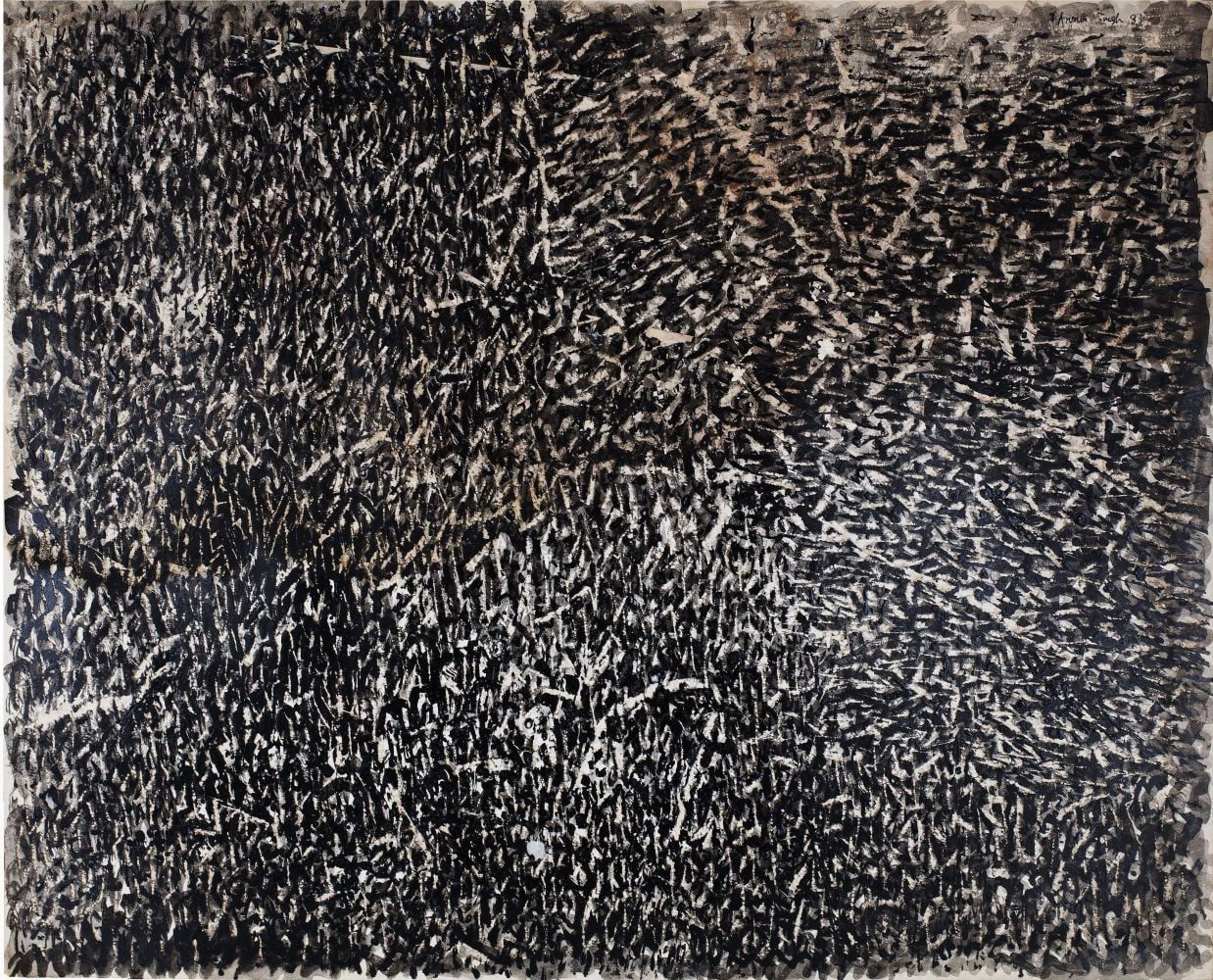 Untitled,&amp;nbsp;1981
Poster paint on paper
26.75&amp;Prime; x 32.75&amp;Prime;
TG 3882