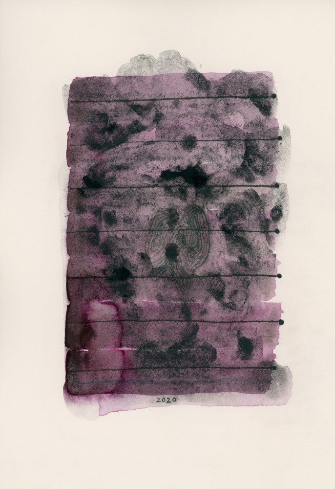 Untitled, 2020
Watercolor, graphite and dry pastels on paper
12.75” x 9.75”
TG 4625