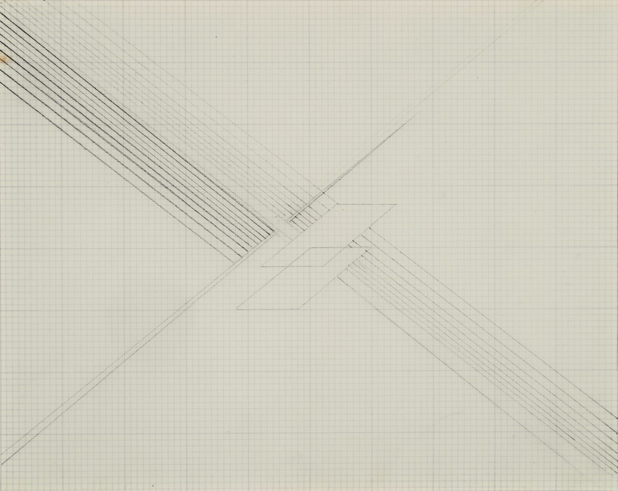 Untitled,&amp;nbsp;ca. 1980s
Graphite on graph paper
8&amp;quot; x 10&amp;quot;
TG 2402