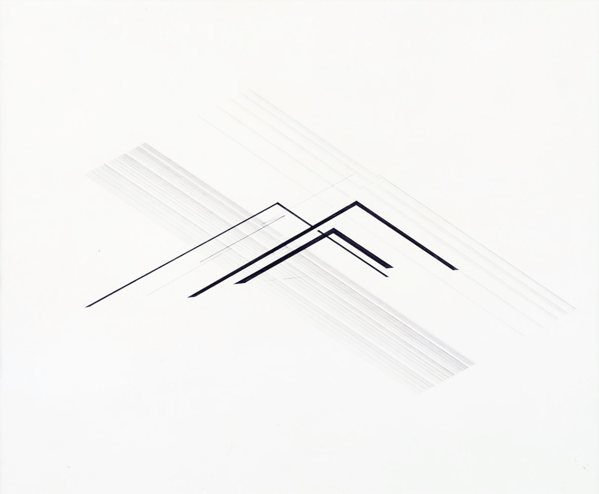 Untitled, ca. 1980s
Ink and graphite on paper
22.28" x 23.38"