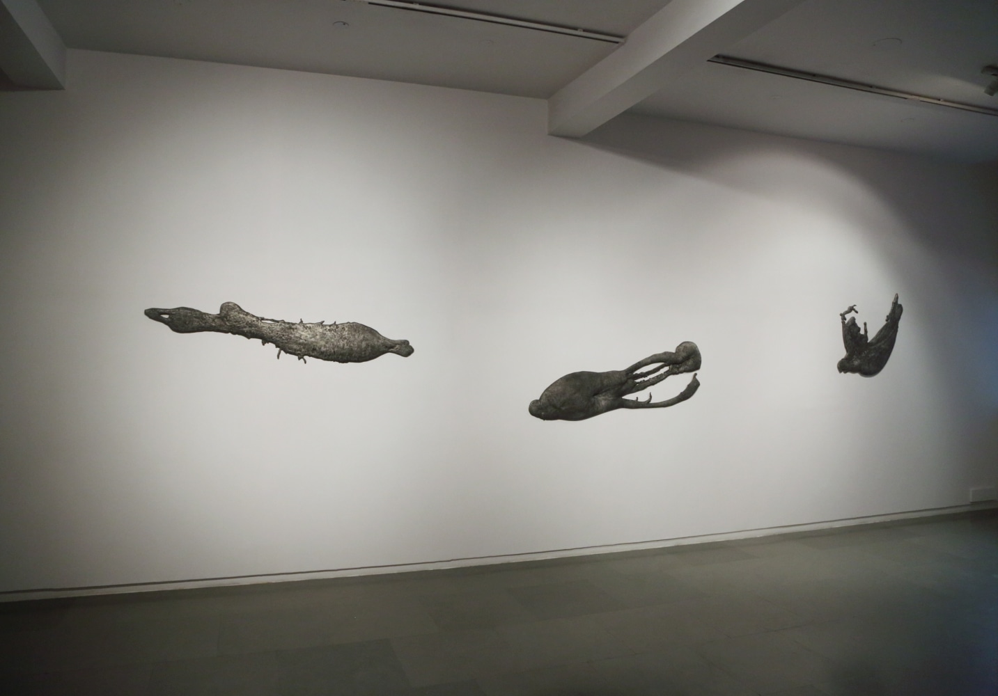 Spill, 2013
Cast aluminum
Dimensions variable (In 3 parts)