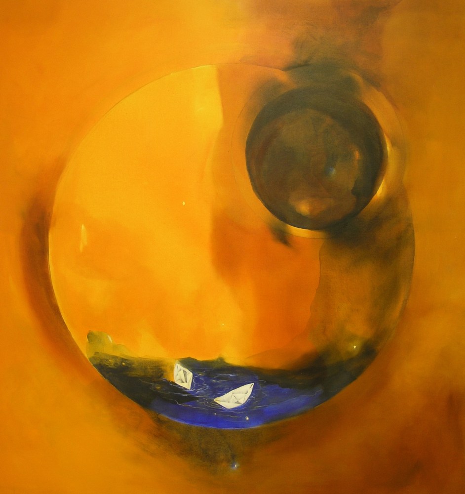 Listening Wind, 2006
Oil, acrylic, charcoal and graphite on canvas
83" x 77.5"