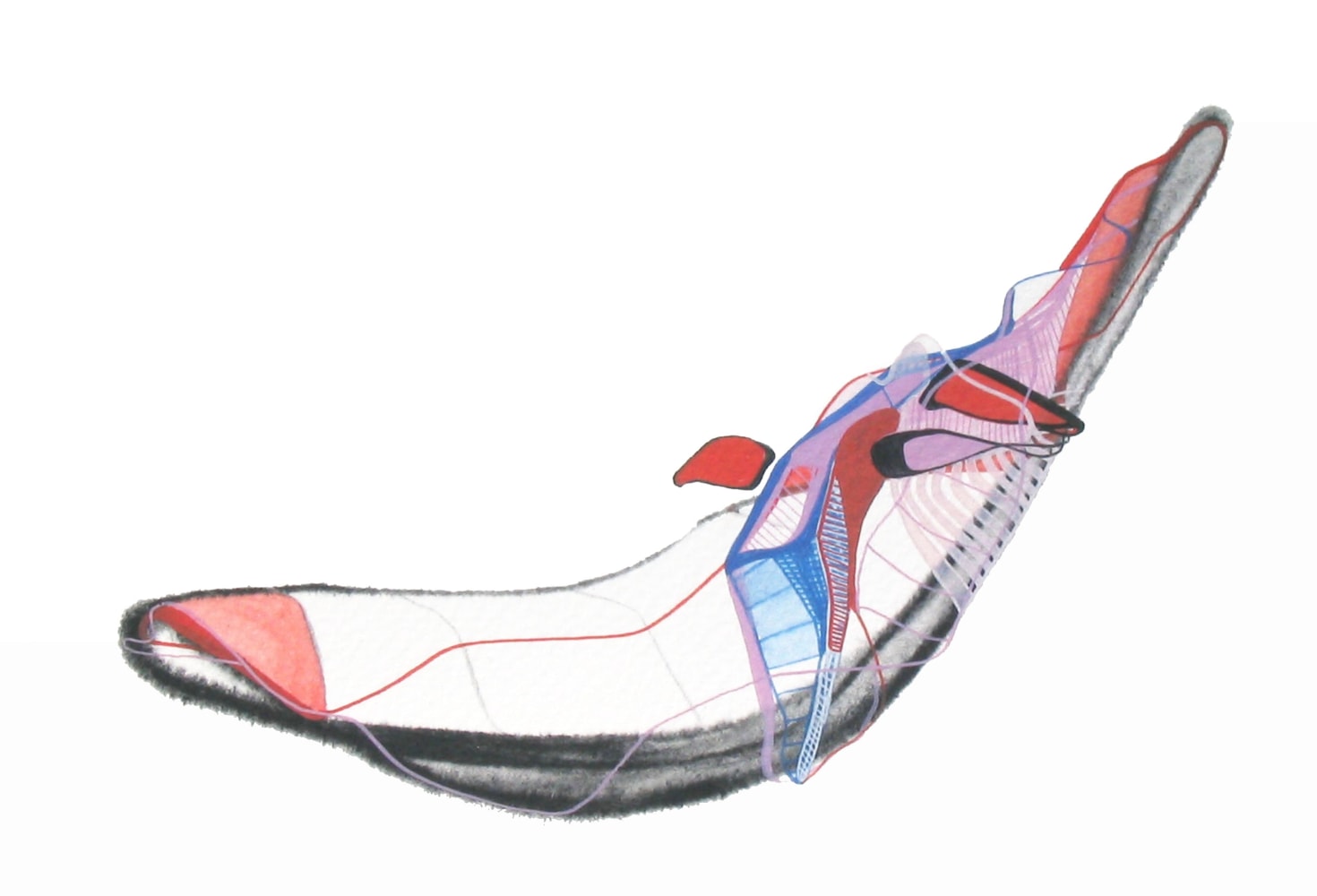 A Little Bit of That... 2002
Gouache on paper
5" x 7"