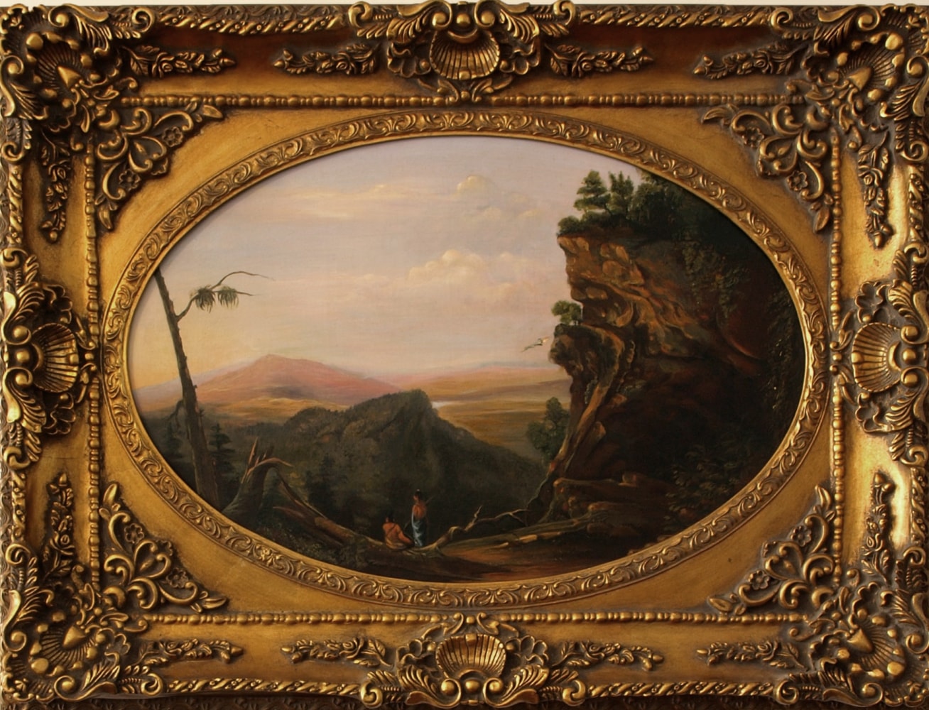 The Indians Viewing the Landscape (Detail)