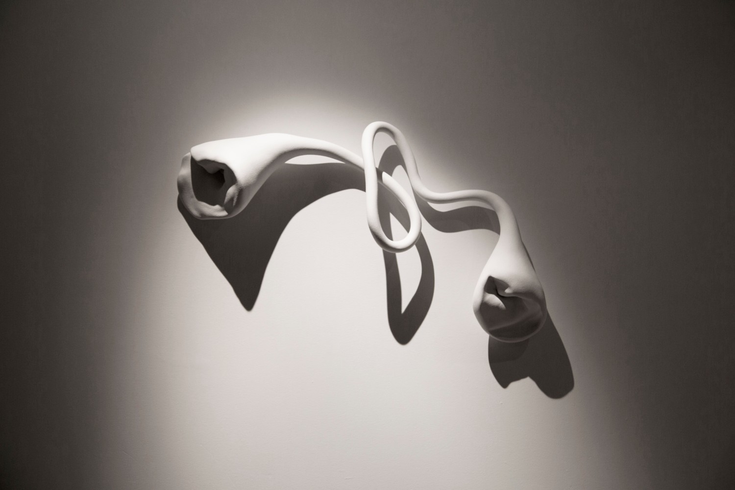 Hold Nothing, 2012
Cast from artist's body, fiberglass and acrylic
42" x 24" x 7"
