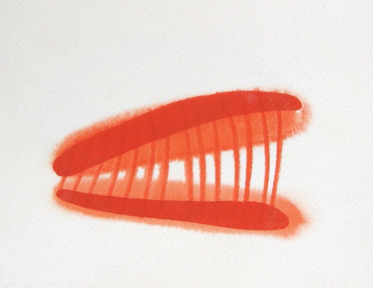 One, Two, Three, Four, I am No. 4, 1996 (detail)
Sumi ink on paper
7" x 5"