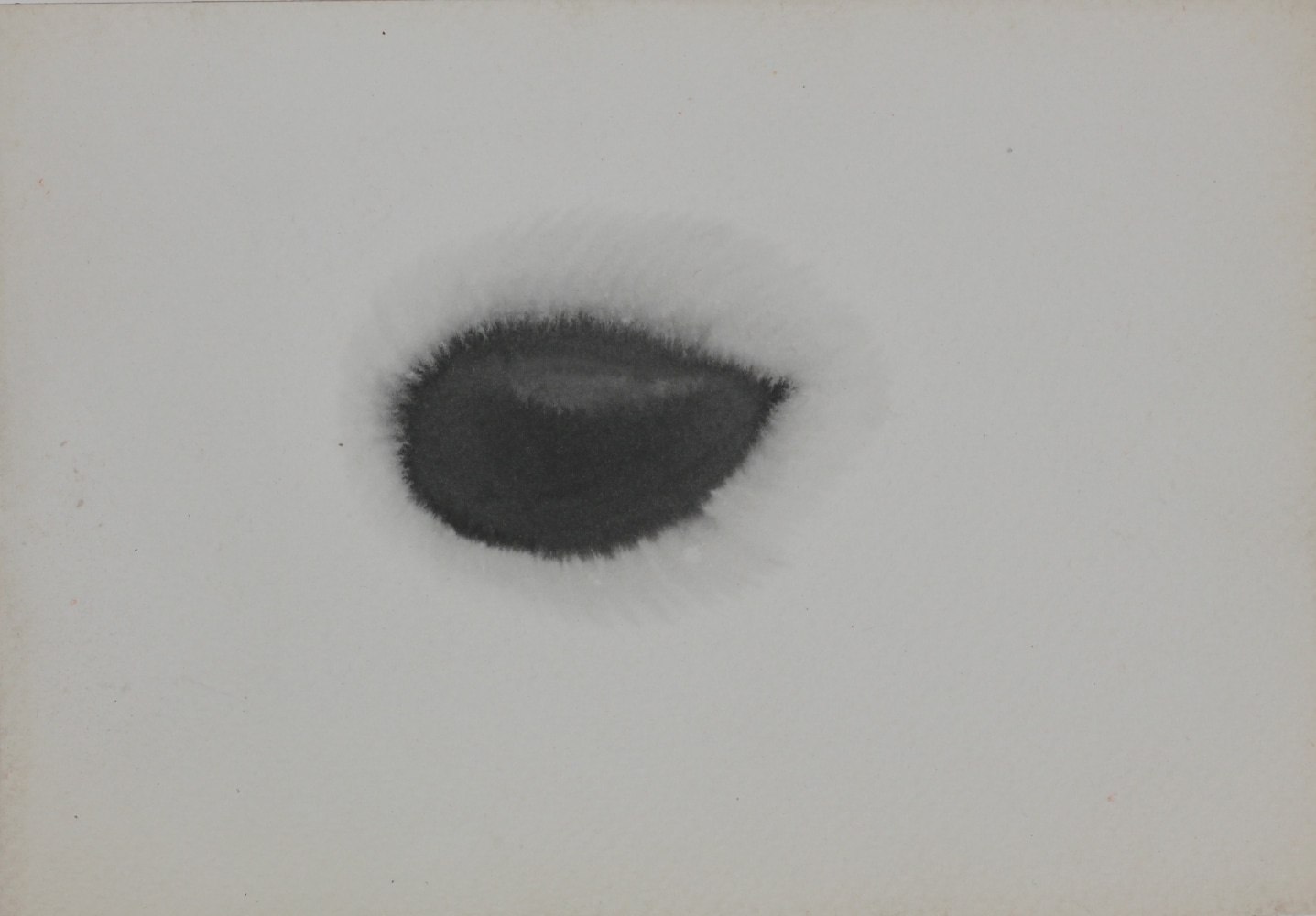 Never expected that now did you, 1996
Sumi ink on paper
5" x 8"