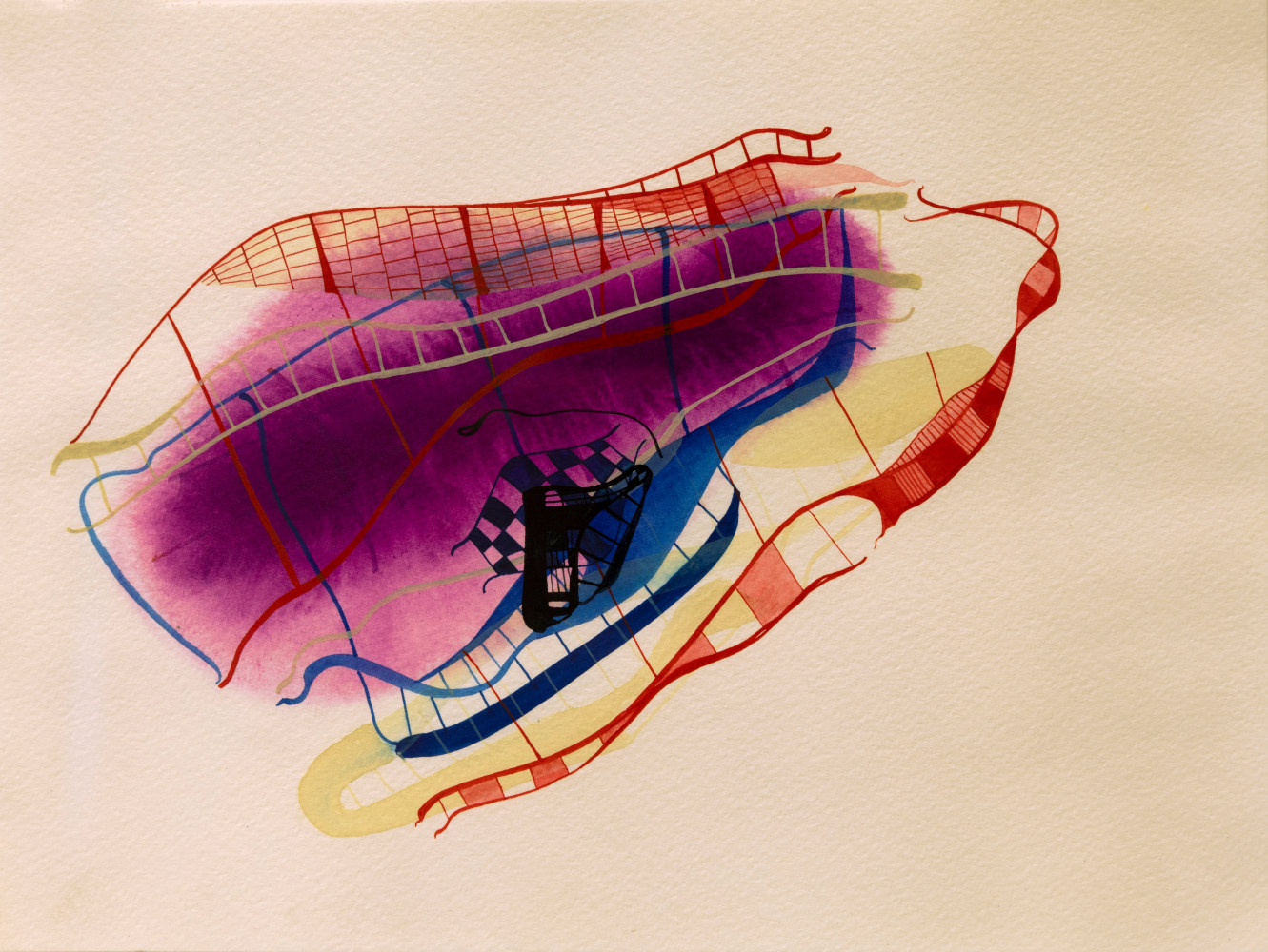 NOT ALL OF IT | 2000
Gouache on paper
Framed: 14.25” x 16.6” | Unframed: 7” x 9”
TG 1078