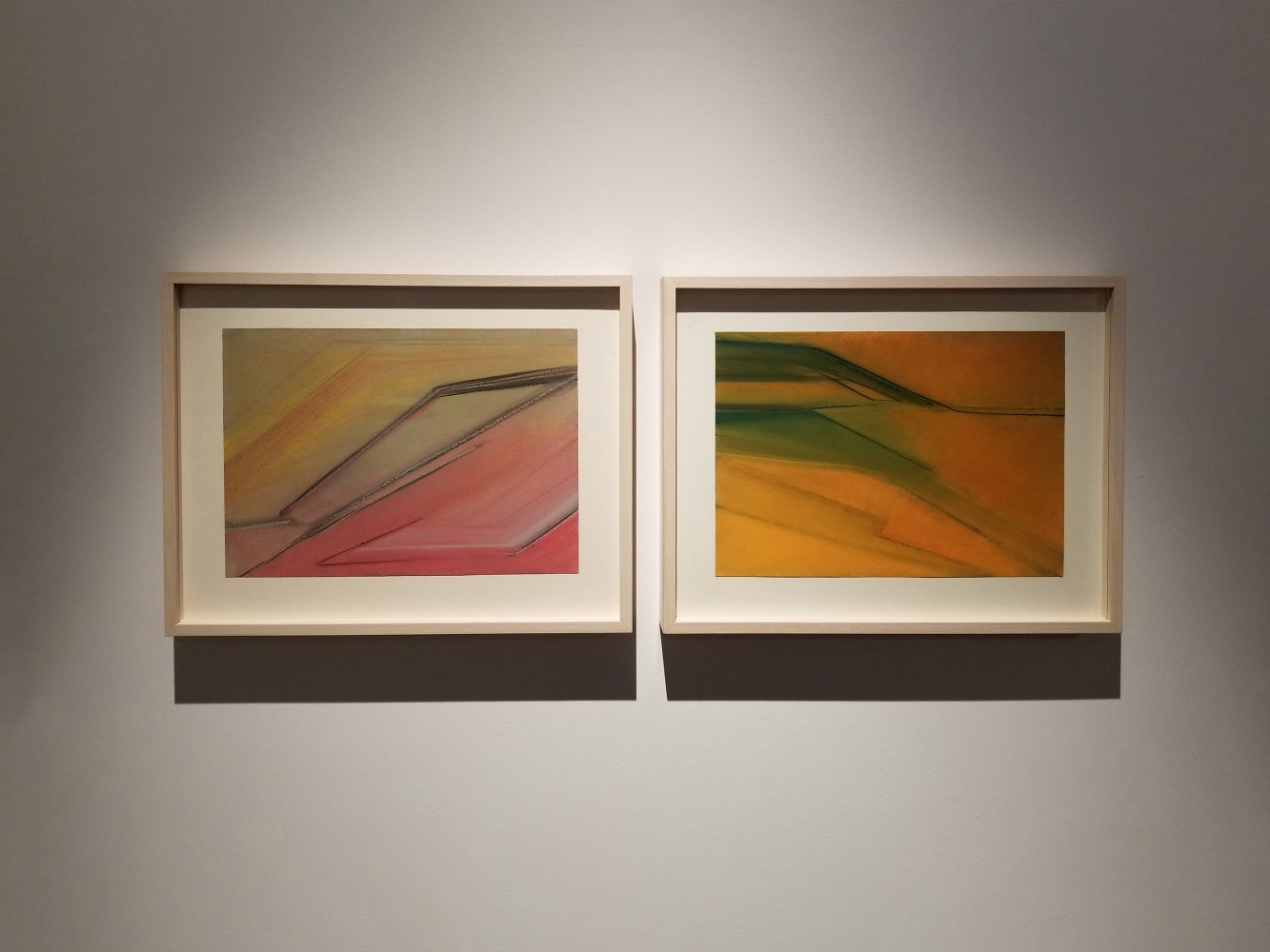 Just this, 2020
Dry pastel on paper
In 2 parts, each 8 1/4" x 11 3/4"