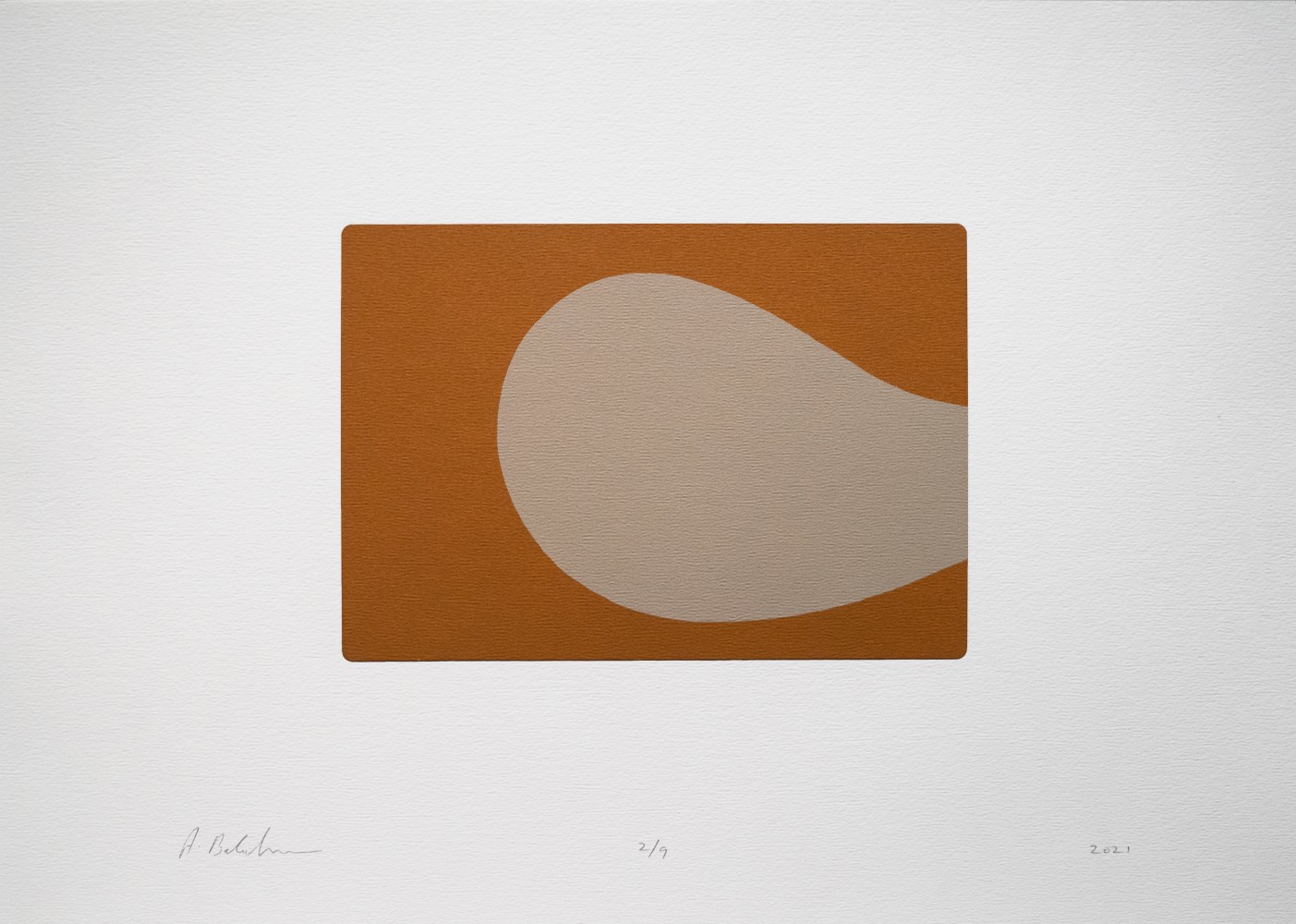 L.S. III, 2021
Silkscreened earth
Paper 11.75” x 16.5” | Image 5.5” x 7.5”
Framed 15” x 19.5”
Edition of 9
 