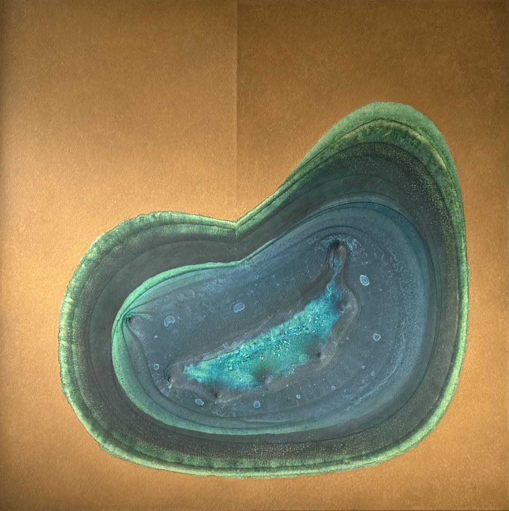 Cloud Line, 2022
Acrylic, pigments and earth on canvas
49&amp;rdquo; x 49&amp;rdquo;
TG 4854