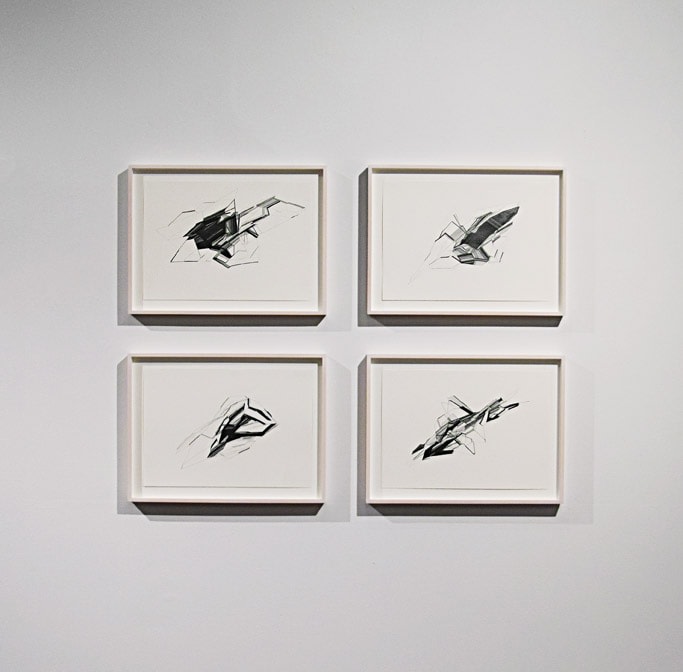 Not only, 2014
Right there, 2014
One up, 2014
Almost zero, 2014
Graphite on paper
11.75" x 16.5" (Each of 4)