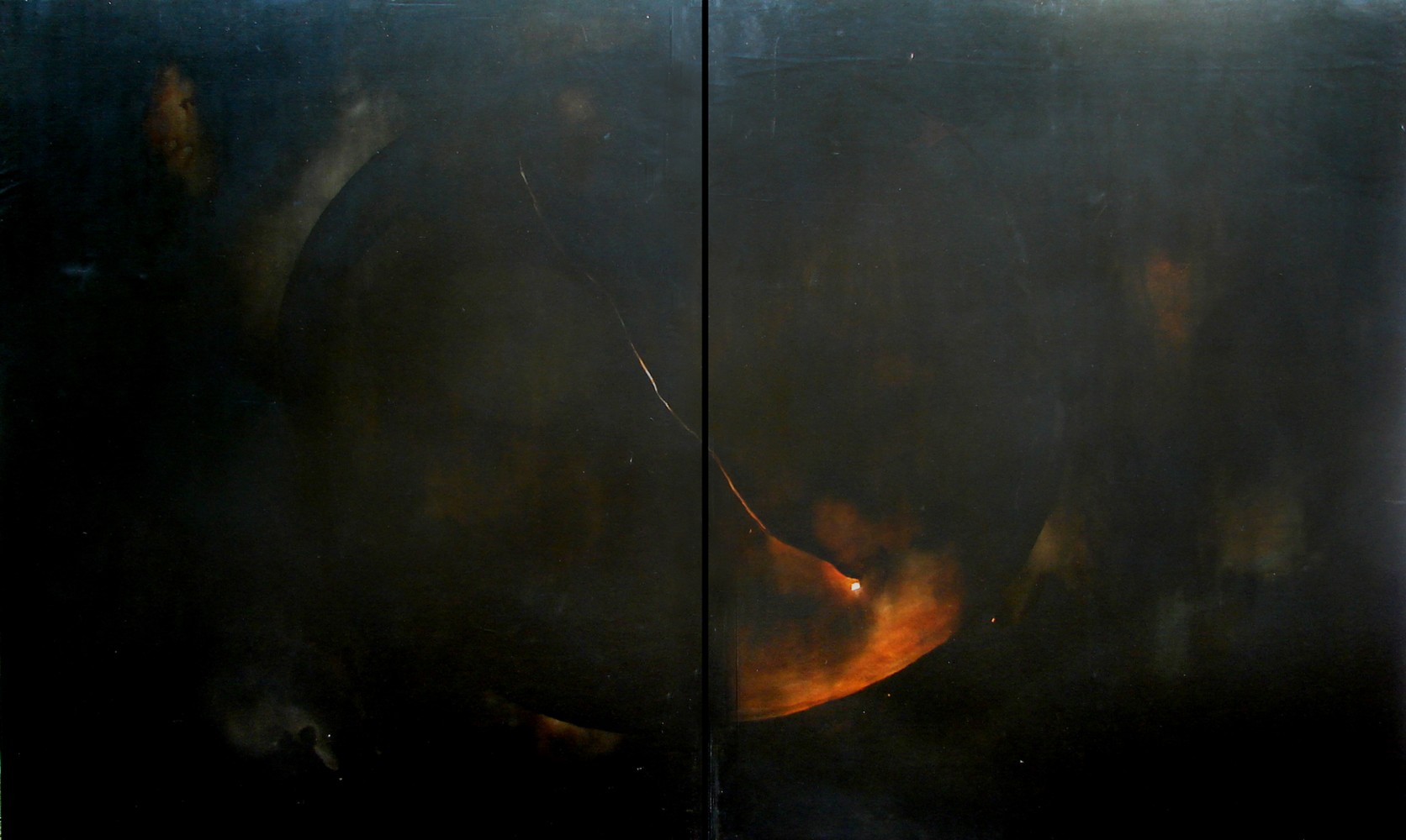 Earth (a Watch), 2001
Oil, acrylic and graphite on canvas
84" x 129"