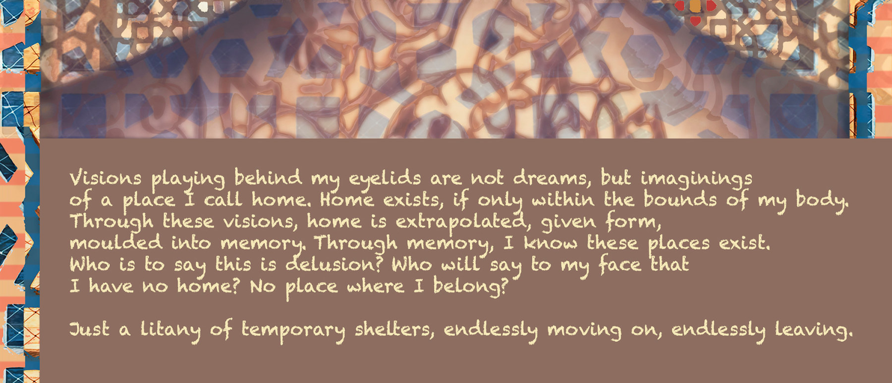 Maze, Indian Aphorisms | 1992/2024 (Detail)