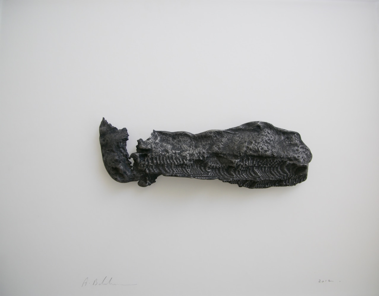 Groove, 2012
Cast aluminum
23 1/2” x 18 1/2”