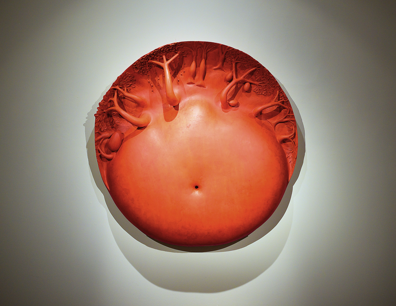 Mother at the Forest, 2009
Acrylic on fiberglass, marble dust
59&amp;quot;&amp;nbsp;diameter
TG 3716

&amp;nbsp;