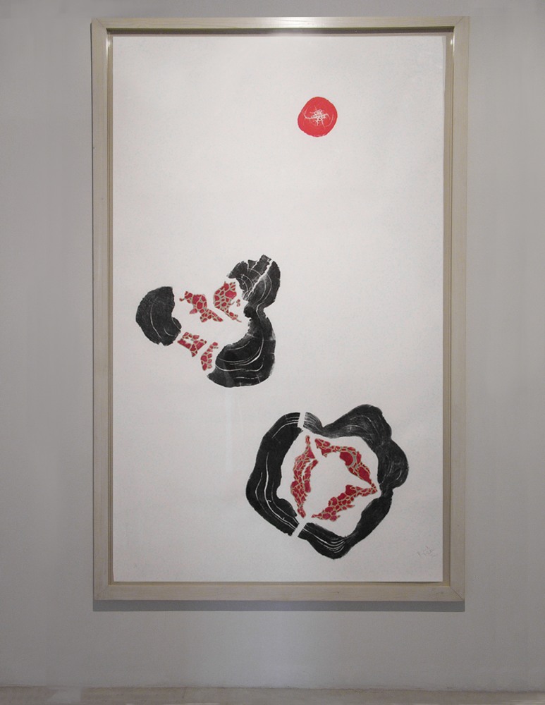 Fissure in the Stone Wall, 2007
Woodcut print
77" x 47"