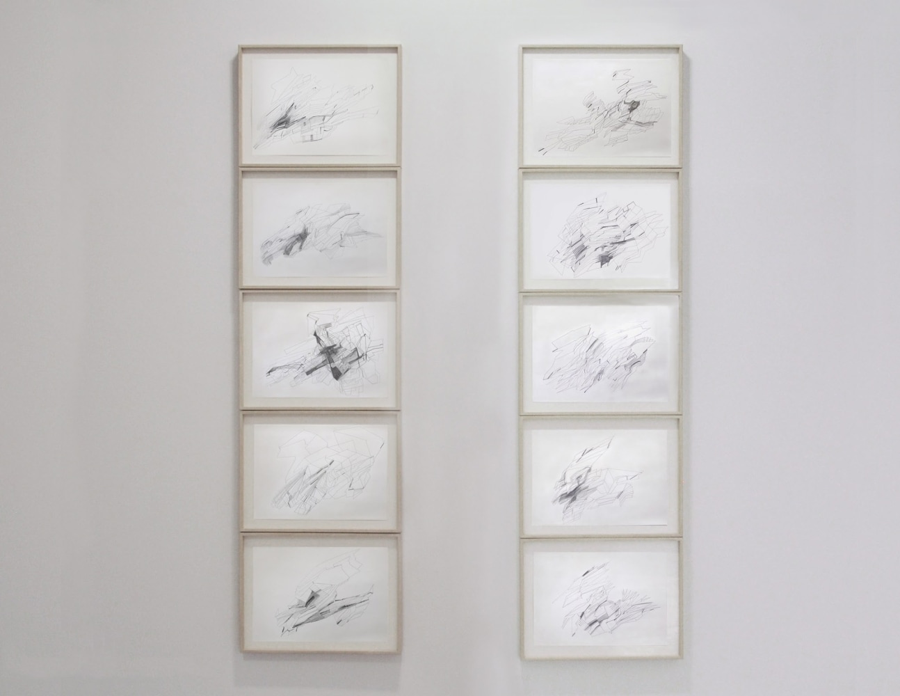 Nothing to Really Know, 2010
Pencil on paper
19 1/2" x 74 1/4" Each (Work in 5 parts)