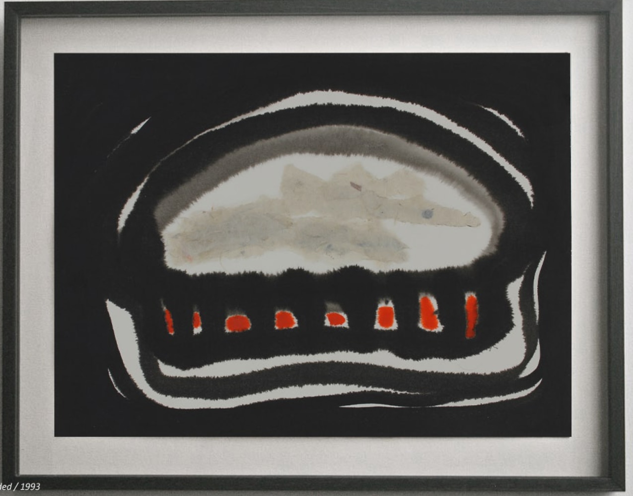 Surrounded, 1993
Sumi ink on paper
16" x 12"