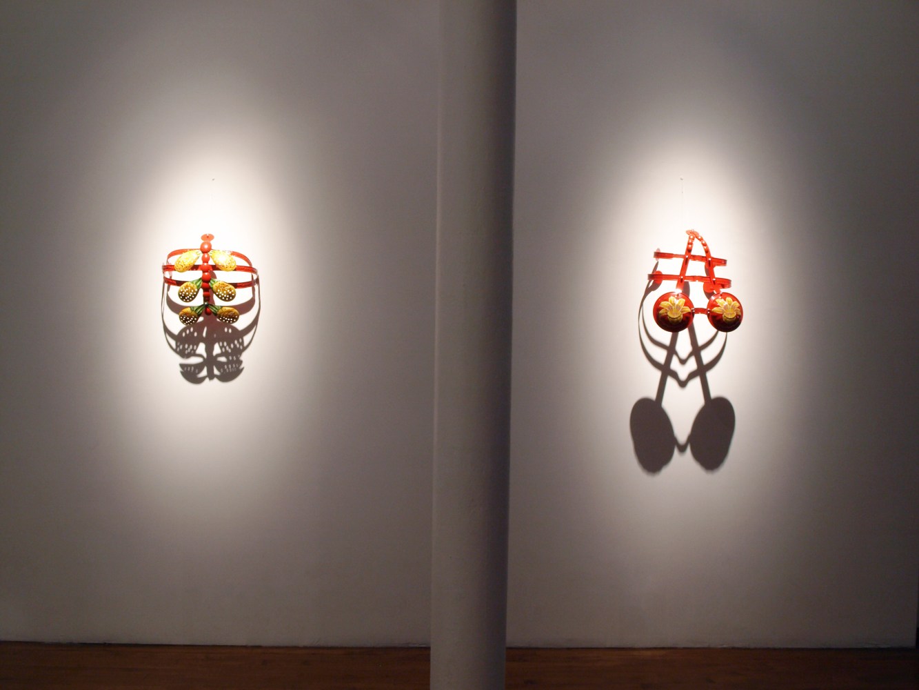 Adeela Suleman

Left:&amp;nbsp;Asma,&amp;nbsp;2009

Steel tongs, measuring spoons, rice serving spoons, and enamel paint

8&amp;quot; x 15&amp;quot; x 14&amp;quot;

Right:&amp;nbsp;Samina,&amp;nbsp;2009

Steel tongs, bowl, measuring spoons, and enamel paint

7&amp;quot; x 17&amp;quot; x 13&amp;quot;