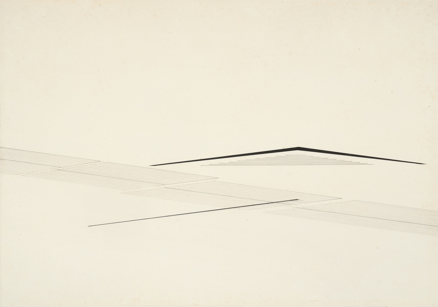 Untitled | ca. 1980
Ink and graphite on paper
19.5" x 27" | Framed: 23.5" x 31.25"
TG 1658