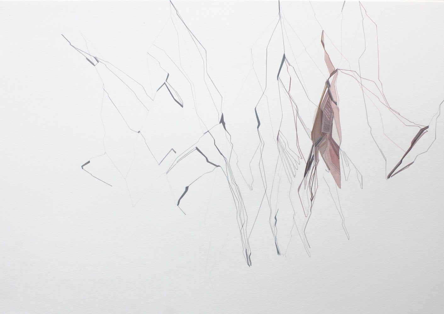 Touche, 2011
Gouache on paper
11 1/2" x 16 1/2"
