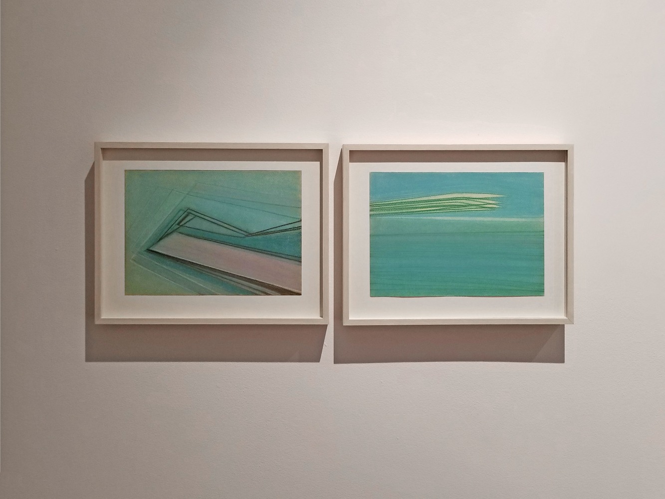 Sheila Makhijani
Where are you off to? |&amp;nbsp;2020
Dry pastel on paper
In 2 parts, each
Image 8.25&amp;quot; x 11.75&amp;quot; | Framed 12 x 15.5&amp;quot;
TG# 4308