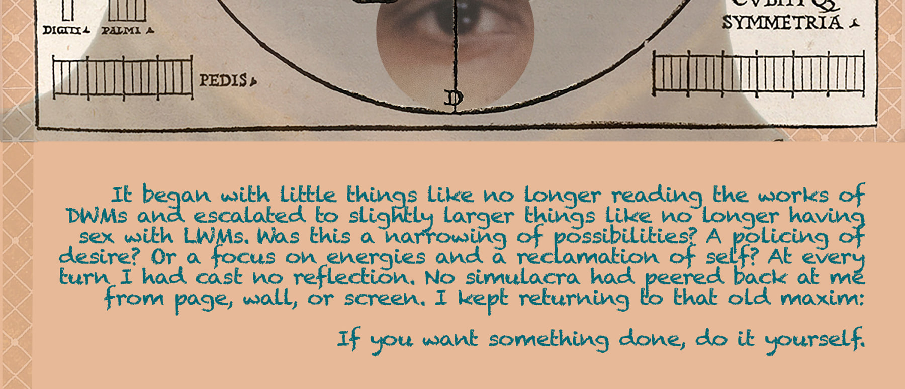 Vitruvia, Indian Aphorisms | 1992/2024 (Detail)