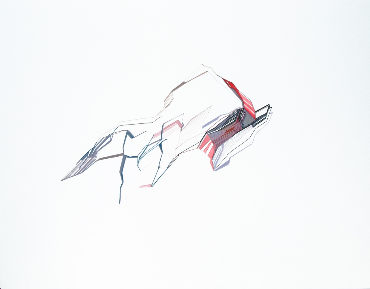 Sleep Well, 2010
Gouache on paper
10 1/2″ x 13 3/4″